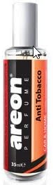 Areon CAR Perfume 35 ml I Car & Home Air Freshener Spray I Anti Tobacco Scent I (Pack of 2)