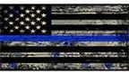 Thin Blue Line USA Flag Car Windshield Sunshade Folding Retro Police Heatshield Front Window Car Sun Shade Windshield Rays Sun Shade Visor Protector for Car Sedan Truck SUV Accessories 59x31.5 Inch