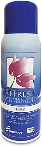 Skilcraft Refresh Deodorant Air Freshener, 14 Oz Spray (AbilityOne 6840-00-721-6055)