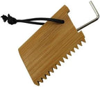 Bamboo Surfing Wax Box Holder with Surf Fin Allen Key