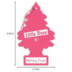 LITTLE TREES Car Air Freshener | Hanging Tree Provides Long Lasting Scent for Auto and Home | 24 Air Fresheners |Morning Fresh