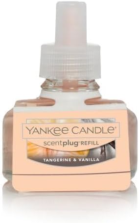 Yankee Candle ScentPlug Refill, Tangerine & Vanilla (Pack of 4)
