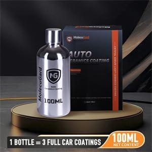 Auto Ceramics Coating Light Ceramic Coating for Cars, Protect Car Paintwork, High Shine, Easy to Apply, 100ml,car cleaner(Sufficient for 3 Small-Med Car)-Durability of over 1 year