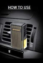 AREON AC02 Car Perfume Luxury and Elegant 0.27 oz Vent Clip Car Air Freshener, Silver Scent