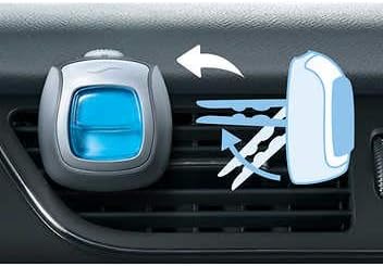 Febreze Car Air Freshener 5 Count Platinum, Linen & Sky, Gain Original Vent Clips