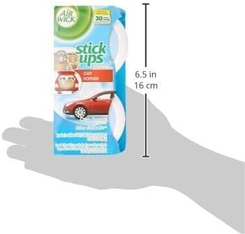 Air Wick Stick Ups Car Air Freshener, Crisp Breeze, 2ct (Packaging May Vary) (Pack of 2)