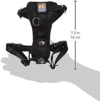 Kurgo Tru-Fit Smart Dog Walking Harness - Comfortable Fit - Adjustable Harness - Reflective Pet Wear - Quick Strap Release - Daily Walk Accessory - Includes Seat Belt Loop - Black - X-Small