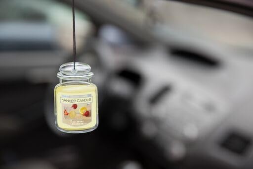 Yankee Candle Car Jar Ultimate, Iced Berry Lemonade, 0.96 OZ (Pack of 12)