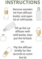 1 OZ Premium Car Diffuser Refill Oil – 2 Pack Long Lasting Fragrance Oil for Car, Home & Office | Compatible with Most Diffusers | Fresh, Pleasant Scent for Every Space (Black Ice + Fruit Loops)