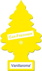 LITTLE TREES Car Air Freshener | Hanging Paper Tree for Home or Car | Vanillaroma | 12 Pack