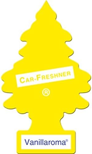 LITTLE TREES Car Air Freshener | Hanging Paper Tree for Home or Car | Vanillaroma | 12 Pack