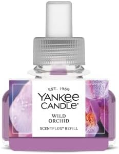 Yankee Candle ScentPlug Refill, Wild Orchid, Plug In Air Freshener for Home with Essential Oils, Long Lasting Room Fragrance and Odor Neutralizer, 0.625 Ounce (Pack of 6)