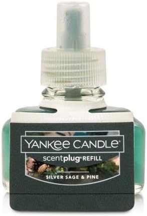 Yankee Candle ScentPlug Refill, Silver Sage & Pine, 1 CT (Pack of 4)