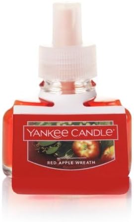 Yankee Candle Scent Plug Refill, Red Apple Wreath (Pack of 4)