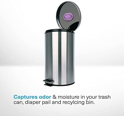 remodeez Trash Can Deodorizer and Odor Eliminator, Activated Charcoal Bags, Charcoal Air Purifiers, Odor & Moisture Absorber (2pack)