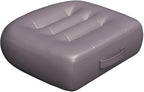Adult Booster Seat Cushion/Car Seat Cushions for ShortPeople/Effectively Increase The Field of View by 12cm/4.7in,Back Fatigue Relief Adult Booster Chair Cushion Angle Lift Big Seat Cushion/Grey