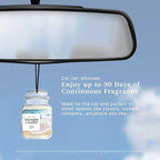 Yankee Candle Car Air Fresheners, Hanging Car Jar Ultimate, Neutralizes Odors Up To 30 Days, Sun & Sand, 0.96 OZ (Pack of 6)