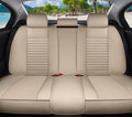 Back Seat Covers Fit for Toyota Yaris 2007-2020, Car Seat Covers Back Seats, Breathable Faux Leather Automotive Seat Covers Back Pair Anti-Slip Seat Cover(Beige, Back)
