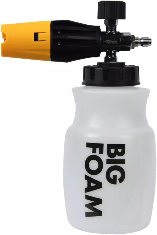XPEL Big Foam Premium Foam Cannon - Eco-Friendly Efficient Car Detailing - Safe for Paint, Wax, Clear Coat, and Ceramic Coatings, Compatible with XPEL Foam Soap