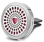 Regular Size (Heart Dots) Stainless Steel, 1 Essential Oil, 7 Pads.