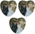 Personalized Air Freshener for Car - Double Sided Photo Custom Car Scents Air Freshener, Gift for Valentine’s Day Birthday Ideal for Car Wardrobe Bathroom Hanging Ornaments (Heart 3pcs)