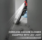 Cordless Vacuum Cleaner Compatible with Milwaukee 18V Battery, 5 in 1 Handheld Electric Vacuum with 400W Powerful Motor, 46 CFM Portable Hand Vacuum for Home Pet Hair, Car (NO Battery)