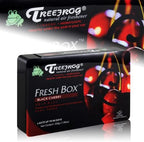 1 Pack Black Cherry Tree Frog Natural Extreme Car Scent Air Freshener Fresh Box