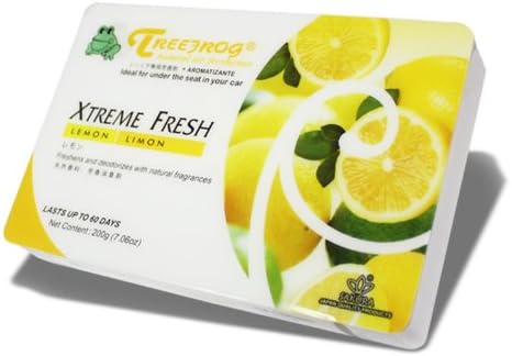 Auto Dynasty TreeFrog Xtreme Fresh Under-The-Car Natural Air Freshener (Lemon Scented)