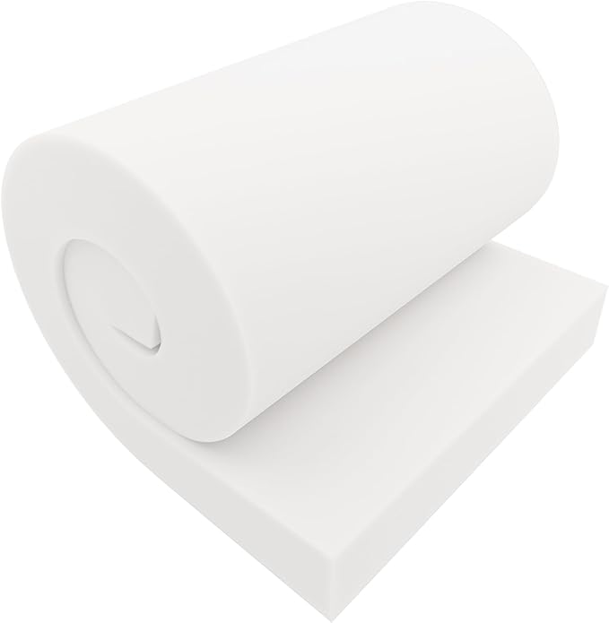 GoTo Foam 6" Height x 24" Width x 72" Length 36ILD (Semi-Firm) Upholstery Cushion Made in USA