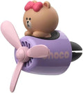 DAYUJIAN Cute Car Diffuser - Rotating Propeller Air Outlet Vent Fresheners, Aromatherapy Ornament, Air Freshener for Cars