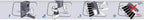 AREON ACB08 Car Freshener Vent Clip Luxury and Elegant 0.27 oz Car Air Freshener Perfume, Spring Bouquet Scent (Pack of 6)