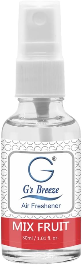 G's Breeze Mix Fruit Air Freshener - Vibrant Tropical Fruit Scent - Long Lasting Fragrance - Uplifting, Refreshing Aroma for Home & Office - Ideal for Creating a Sweet, Inviting Atmosphere Anywhere