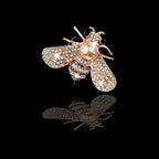 Shiny Bee Car Air Freshener Dashboard Outlet Vent Clips，Pearl Diamond Bee Car Perfume Car Air Conditioner Air Outlet Decoration Aromatherapy Clip，cute Bling Bee Charms Rhinestone Auto Interior Decorations Accessory (Gold)