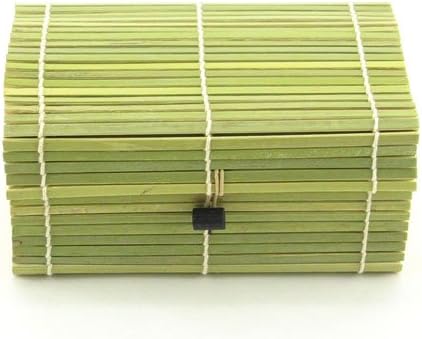 BambooMN Granulated Bamboo Charcoal Odor Absorber Bag in Decorative 6.25" x 3.5" x 3" Box, 4 Pieces