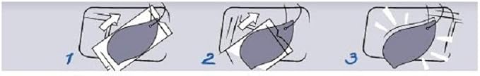 AREON MON MA11 Hanging Best Car Air Freshener Coconut Scent, Paper Hanging Ornaments, Long Lasting Scent for Car or Home 12 Pack