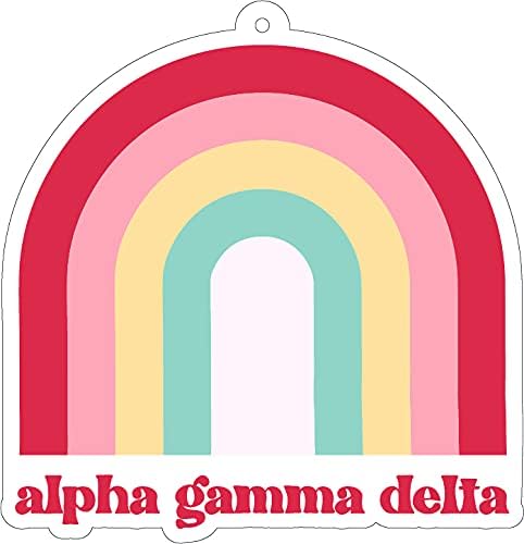 Alpha Gamma Delta - Rainbow Air Freshener - 2/Pack - Flowers & Sunshine Scent