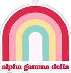 Alpha Gamma Delta - Rainbow Air Freshener - 2/Pack - Flowers & Sunshine Scent