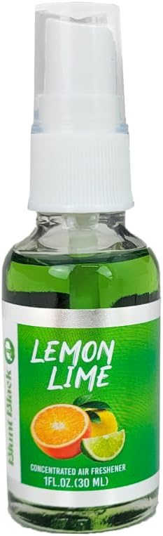 Concentrated Air Freshener Spray 1 oz. Glass Bottle - Choose Your Scent (Lemon Lime)