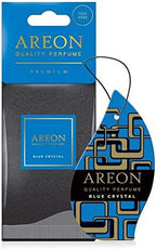 Areon Premium Quality Perfume/Cologne Cardboard Car & Home Air Freshener, Blue Crystal (Pack of 12)
