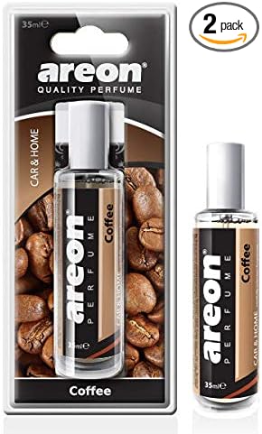 Areon CAR Perfume 35 ml I Car & Home Air Freshener Spray I Coffee Scent I (Pack of 2)