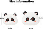 3Pcs Cartoon Car Seat Cushion Lumbar Support Pillow and Neck Pillow, Cute Car Seat Pillow Headrest Pillow Back Support for Driving Fatigue Relief,for Office Chair Truck SUV (Panda Sets)