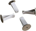 20 Pcs Metal Round Head Car Air Vent Clips Auto Freshener Clips Car Air Conditioner Car Outlet Perfume Clips White