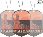 Outdoor Adventure Car Air Freshener 3 Pack Scented With Premium Oils By Fresh Fresheners (Bryce Canyon National Park)