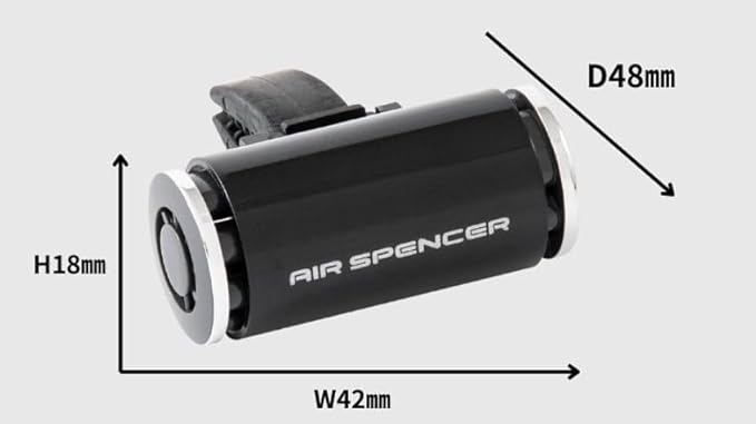 Air Spencer Giga GX Clip Solid/Spill proof, Car Vent Clip Air Freshener