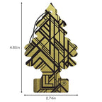 LITTLE TREES Car Air Freshener | Hanging Tree Provides Long Lasting Scent for Auto and Home | 24 Air Fresheners |Gold