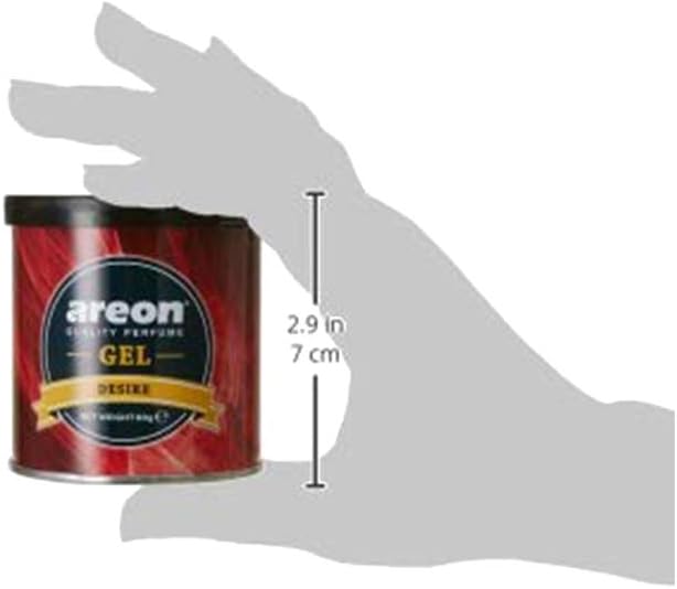 AREON GCK02 Car Perfume GEL Air Freshener Long Lasting Scent for Car or Home Odor Eliminator - DREAM