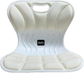 Ergonomic Lumbar Support Cushion, Cream, 460mm x 440mm x 340mm, Large, for Office Chairs & Car Seats, Posture Correction, Pregnancy Comfort,110-300 lbs Capacity