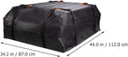 Waterproof Car Roof Cargo Bag 420d Oxford Fabric Auto Rooftop Carrier Large Capacity Dustproof Sunproof Storage for Travel and Outdoor Vehicle Use