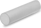 Memory Foam 26x6 Neck Pillows for Sleeping, Neck Pain Relief, Side Back Stomach Sleeper, Car or Office Chair Sofa,Support Cervical Pillow with Soft Velvet Pillowcase - Light Gray