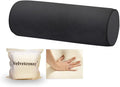 Memory Foam Pillow 16X6 Inch for Sleeping, Neck Pain Relief, Side Back Stomach Sleeper, Car or Office Chair Sofa,Support Pillow for Posture & Comfortable Spine Position (Black